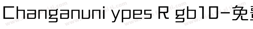 Changanuni ypes R gb10字体转换